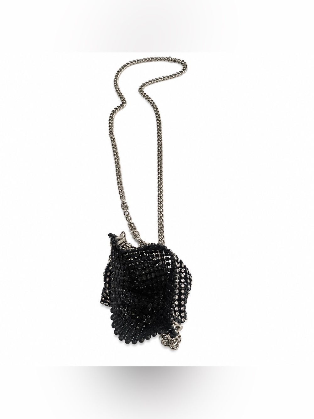 Mesh Rhinestone Mini Bag - Picture 4 of 4